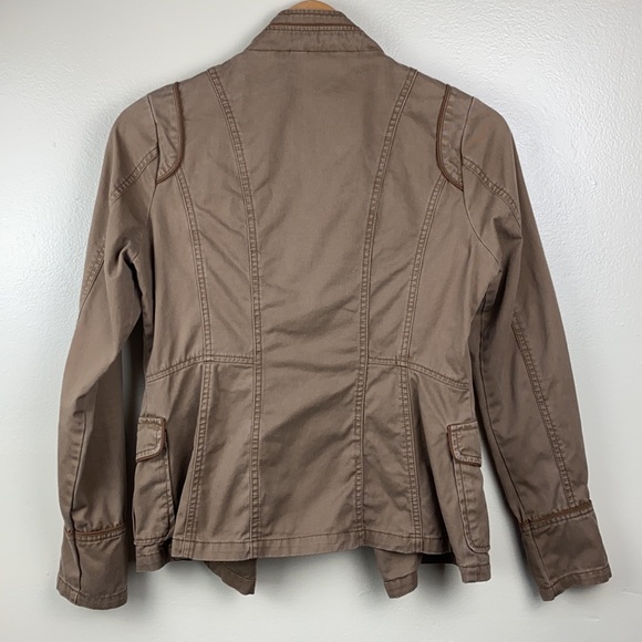 a.n.a. Military jacket | Small | Khaki tan/brown - Picture 2 of 6